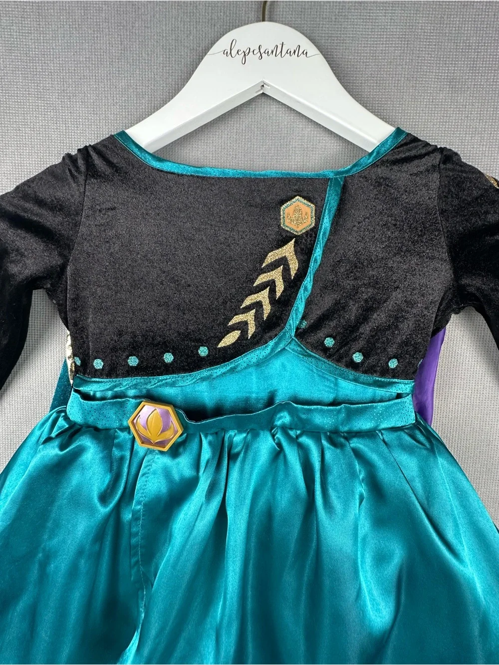 Disney Frozen Anna Inspired Princess Costume Dress – Girls